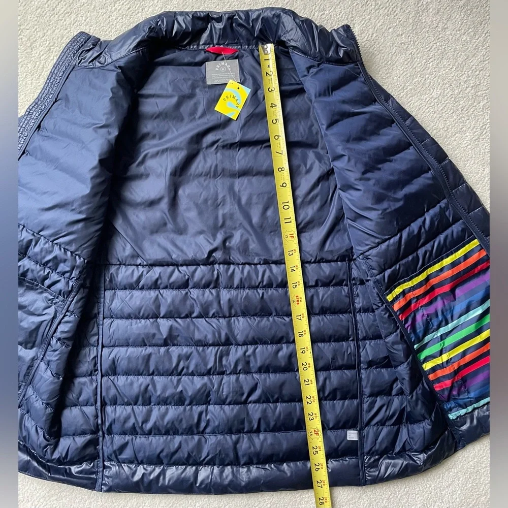 Primary Men's Multicolor Striped Puffer Jacket - Picture 3 of 5